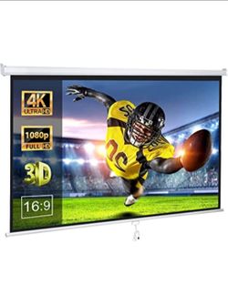 Projector Screen Pull Down 100 Inch

16:9 HD Projection Screen Folding Home Theater Portable Indoor Outdoor Movie Screen