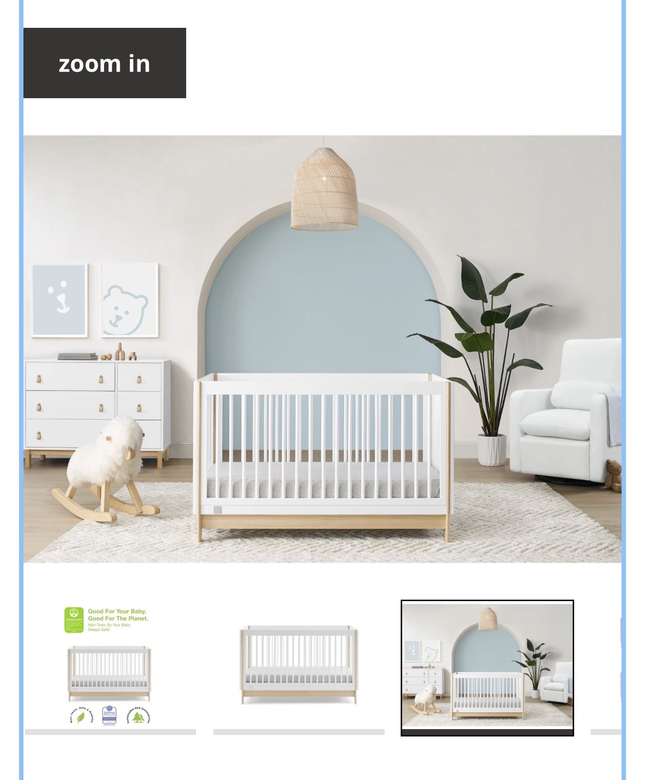 babyGap by Delta Children Tate 4-in-1 Convertible Crib