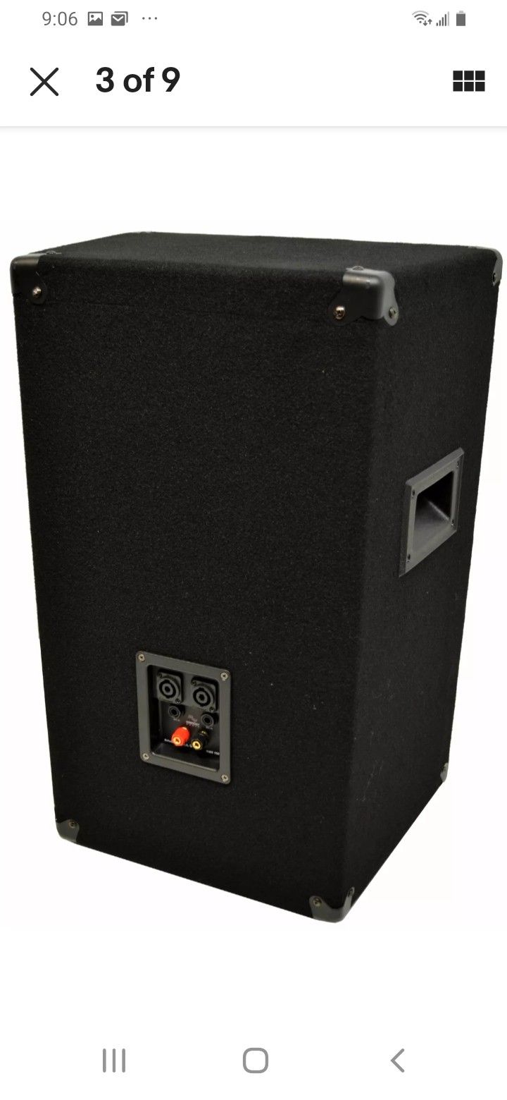 Harmony pro 450w pa cabinet w/cord and stand