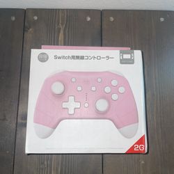 Nintendo Switch Wireless Controller – Pink (New in Box)