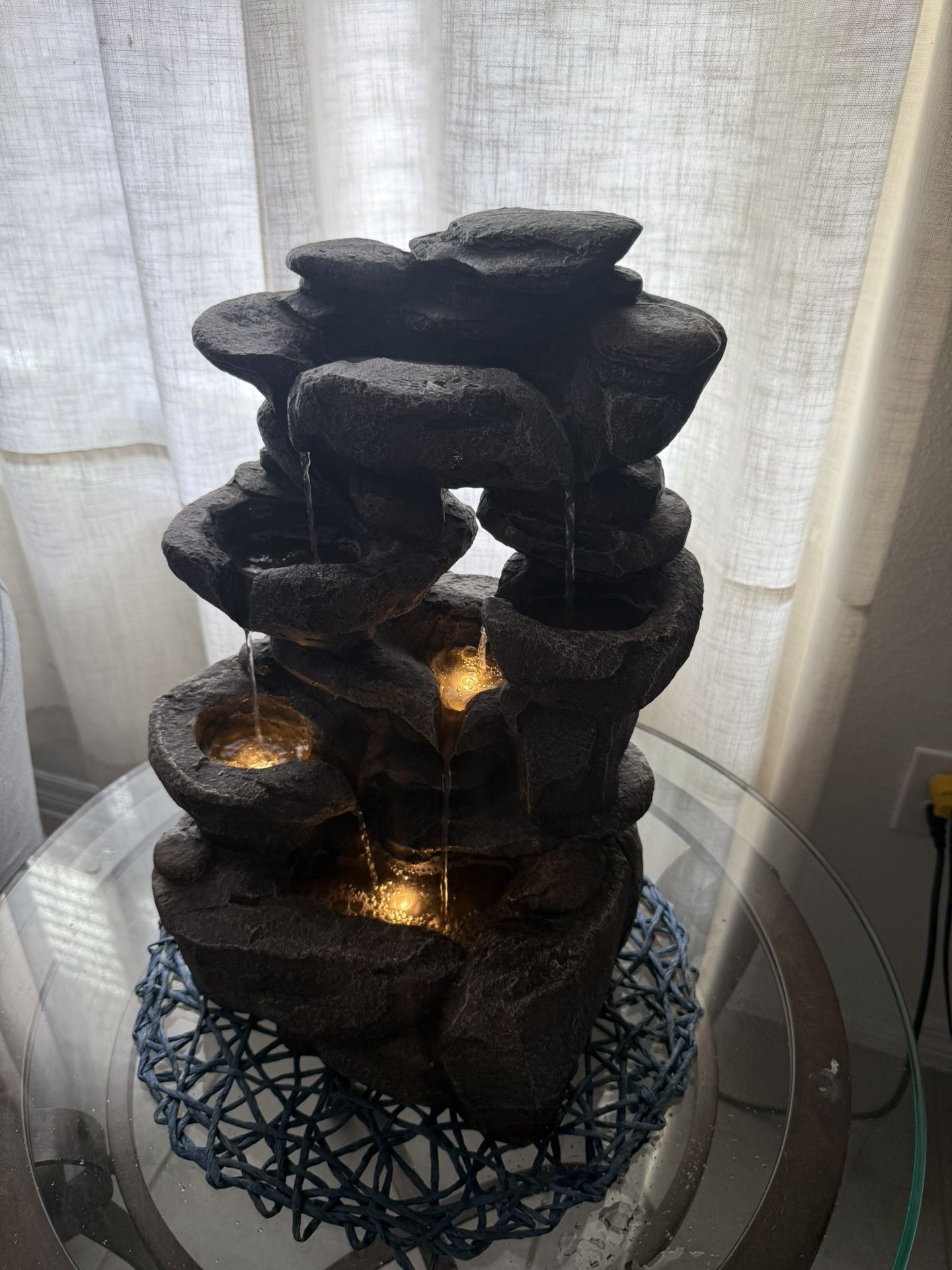 Water Rock Waterfall Fountain