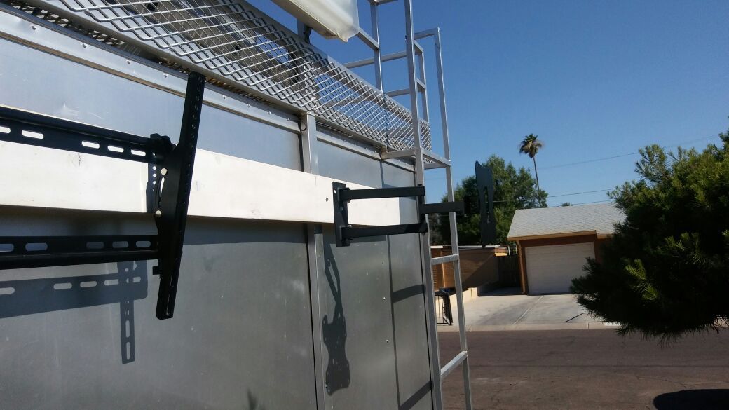 TV wall mount swim heavy-duty two arms fit 22-42 in also we do installation