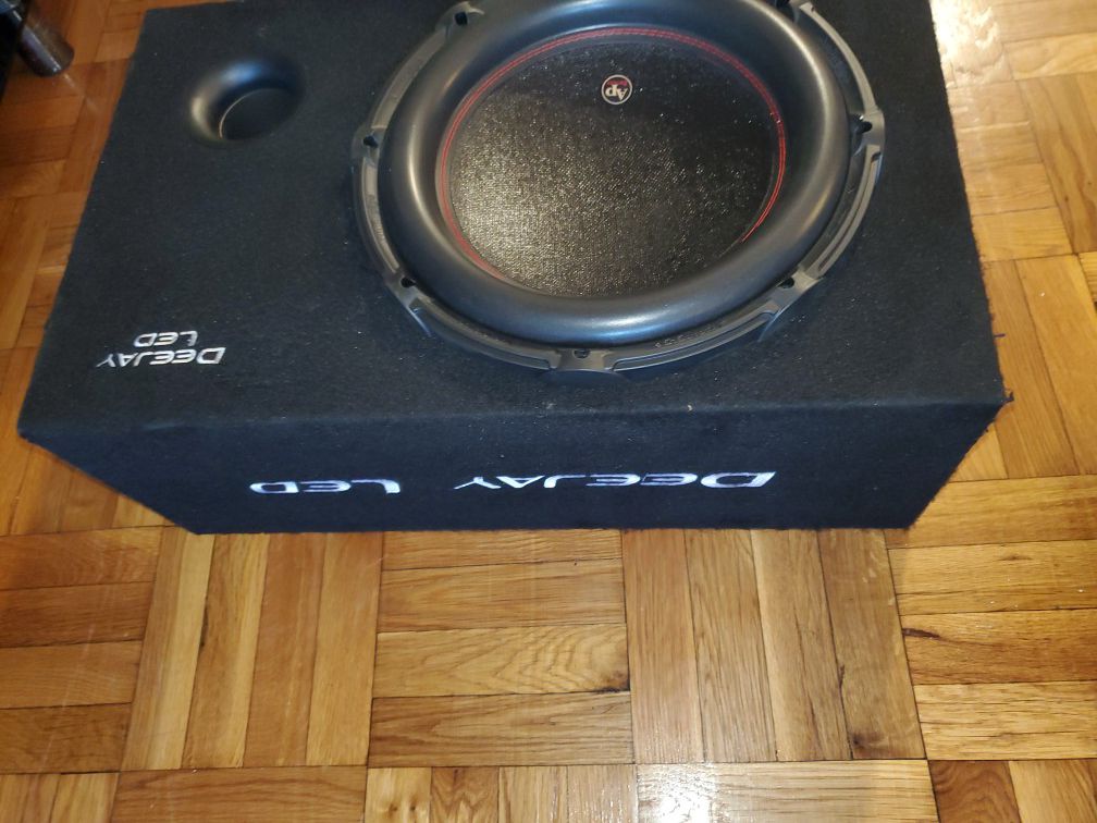 15inch AUDIOPIPE subwoofer 1800watts 4 ohm dual voice COIL wired to 2 ohms