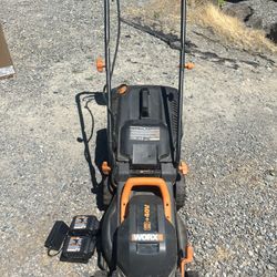 Worx Electric 40v Lawn Mower / Lawnmower -OBO