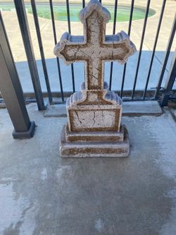 36” gothic tombstone