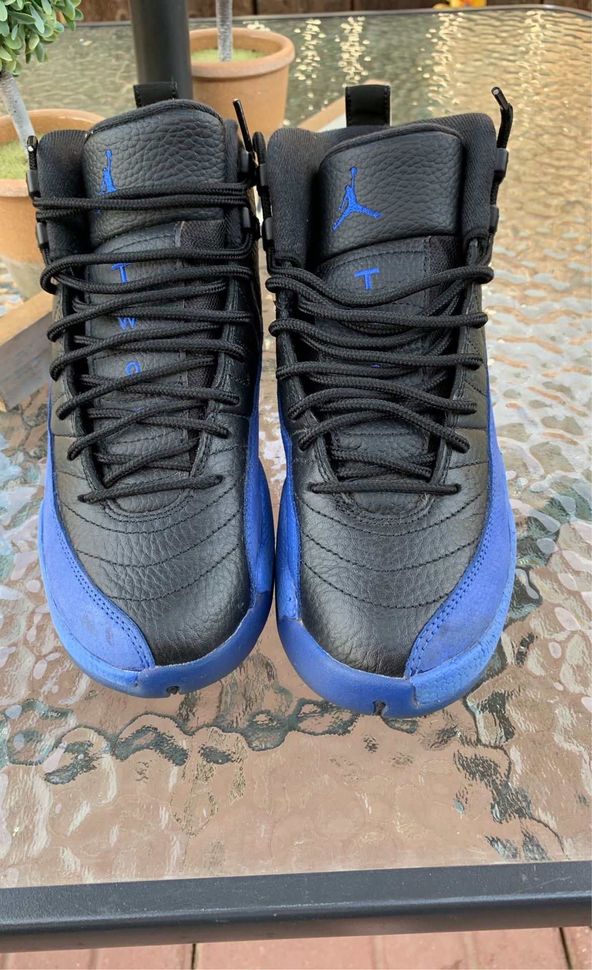 White And Black Game Air Jordan 12 Blue And Black Jordan 12 Retro