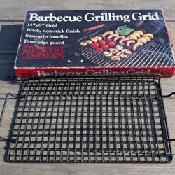 Charcoal Companion 14"x8" Non-Stick Barbecue Grilling Grid – Vintage BBQ Tool NOS

