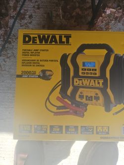 Dewalt Jump Starter Digital Inflator Power Inverter