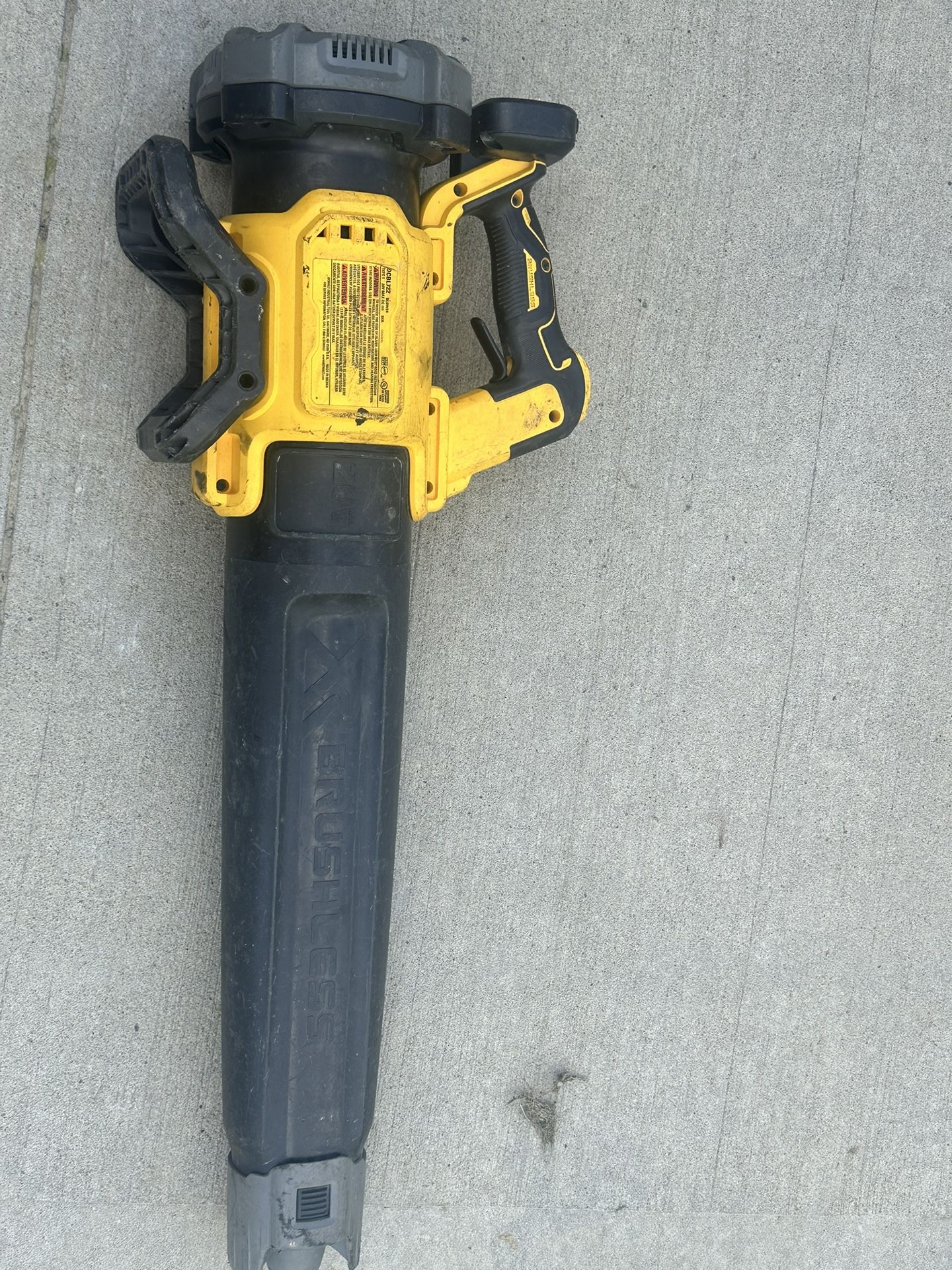 DEWALT 20V MAX 125 MPH 450 CFM Brushless Cordless Battery Powered Blower (Tool Only) NO BATTERY OR CHARGER $100