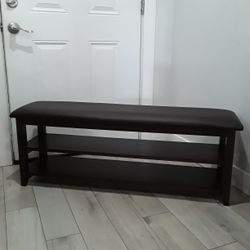 New Shoes Organizer Dark Brown  47 W X 12 L X 18 H Inches 