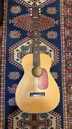 Vintage 1960s Airline Parlor Acoustic Guitar (Harmony)
