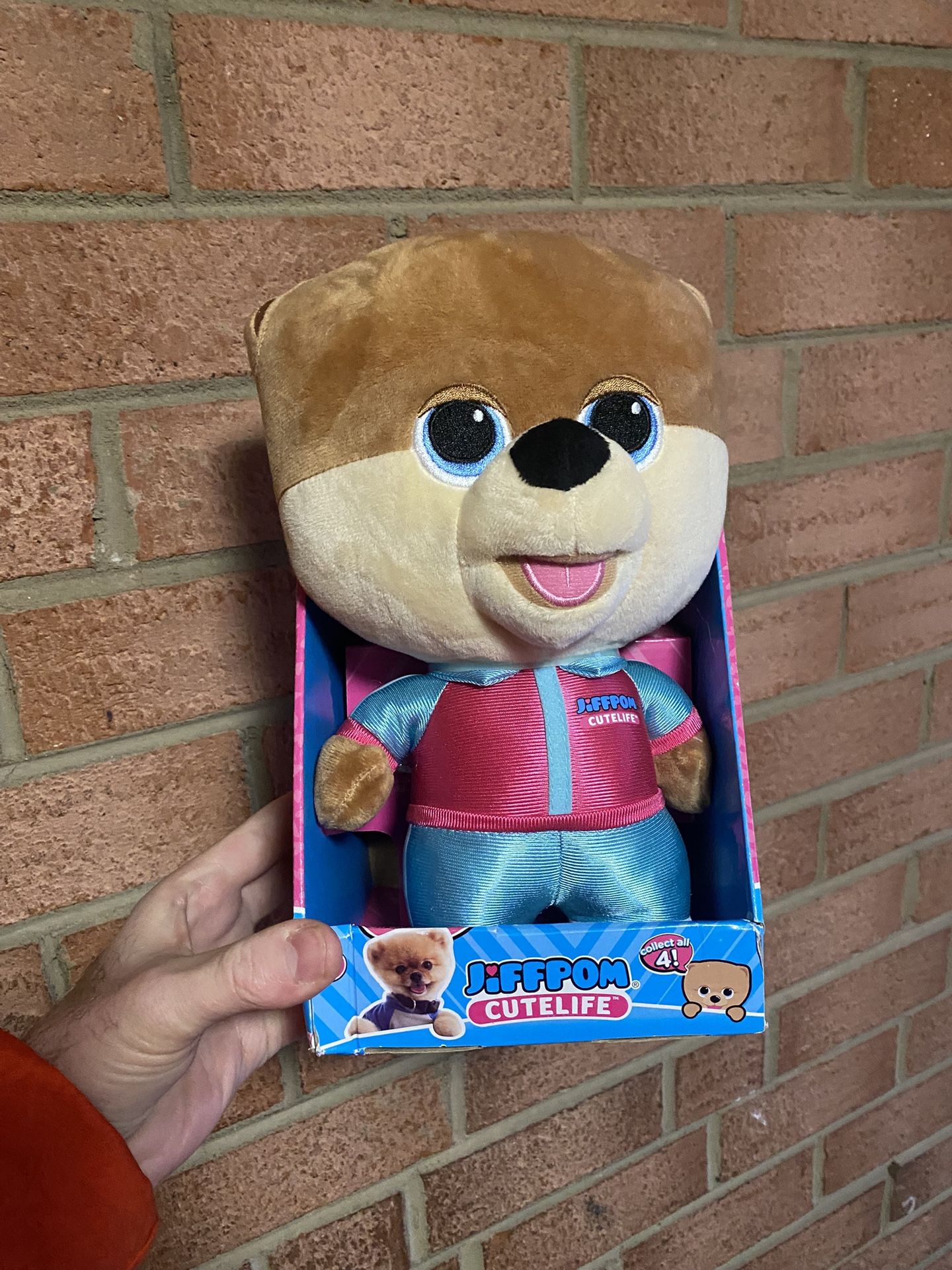 Jiffpom Cutelife Plush Stuffed Animal Toy All Star Outfit Pink and Blue 10 inches tall New in Box Pick up available in Arlington VA by the Sherato