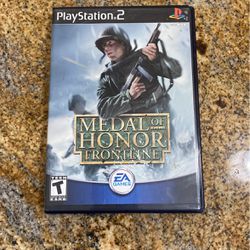 Medal of Honor: Frontline (Sony PlayStation 2, 2002) W/ Manual 
