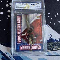 2004 Upper Deck Collectibles LeBron James #LJAS-1 Rookie Card WCG GEM-MT 10 Limited Edition #3728/5000
