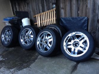 Rines 22 pulgadas cromados de 6 lug
