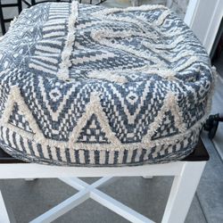 Boho Poof Ottoman 