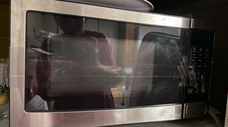 Stainless Steel Countertop Microwave