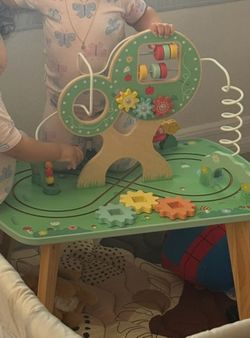 Wooden activity table