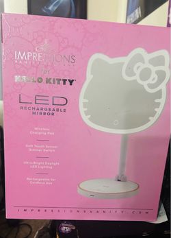Hello Kitty LED Rechargeable Vanity Mirror – Pink Box