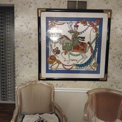 Hermes silk  scarf Truly a work of art