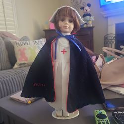 J misa porcelain doll- vintage nurse