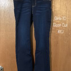 Girls Boot Cut Jeans