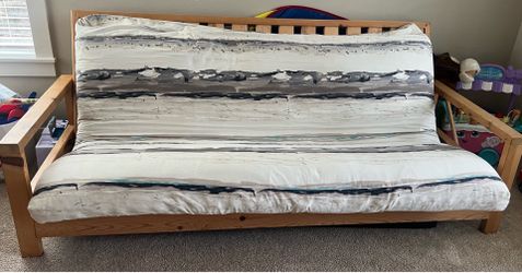 Wood futon