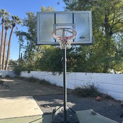 Lifetime Adjustable Outdoor Basketball Hoop