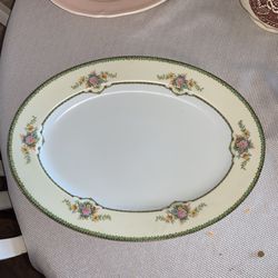 Noritake Amarillo Serving Dish With Five Small Dishes And One Small Bowl Perfect Condition Not Shipped Came From  My Great Grandmother
