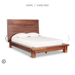 Ocean EK Natural Sengon Wooden Bed (Modus Furniture)