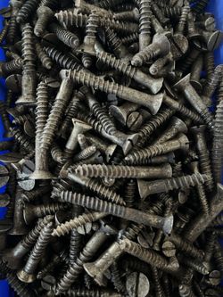 16-pounds of Vintage Wood Screws