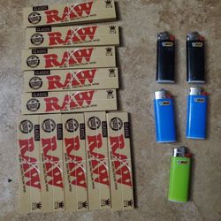 BIC LIGHTERS and ROLLING PAPERS (RAW)