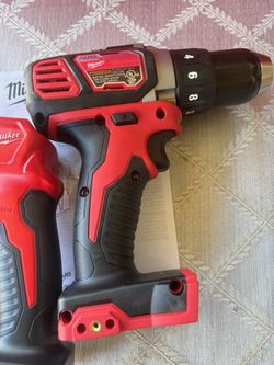Milwaukee Hammer Drill and Light