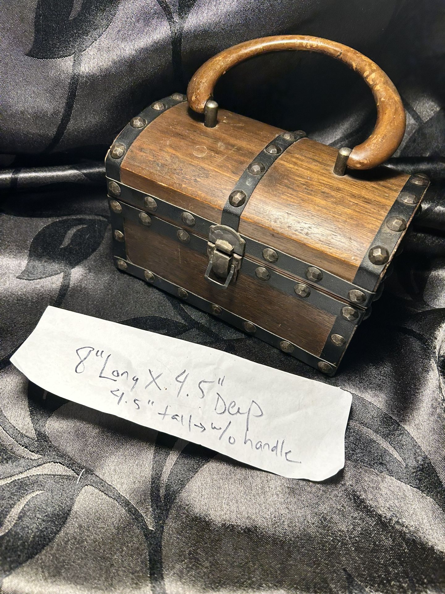 Wooden Box Purse