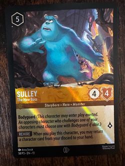Lorcana Sulley The New Boss Amber Exclusive Promo Card Disney