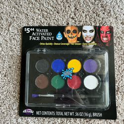 NWT Water Activated Face Paint 
