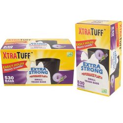 Xtra Tuff 4 Gallon Extra Strong Trash Bag 530ct - Lavender
