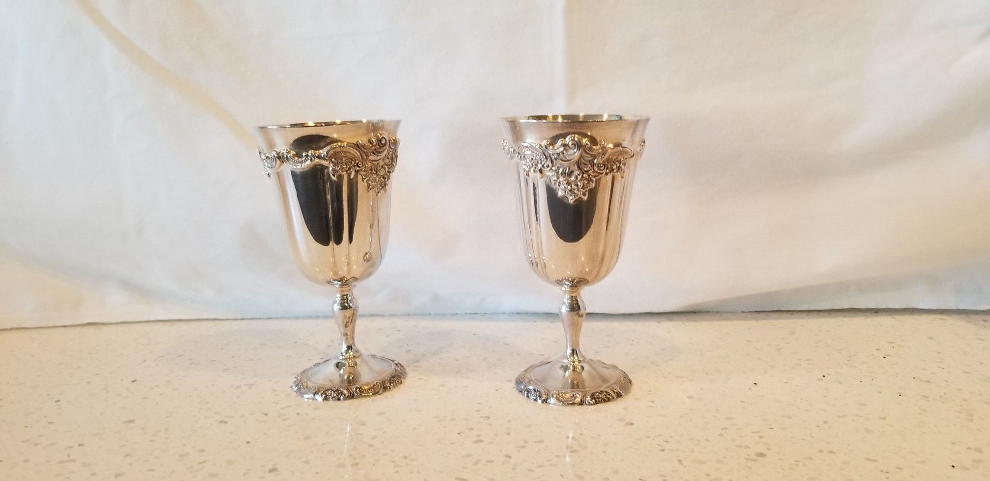 Baroque WINE GOBLETS by Wallace Silver