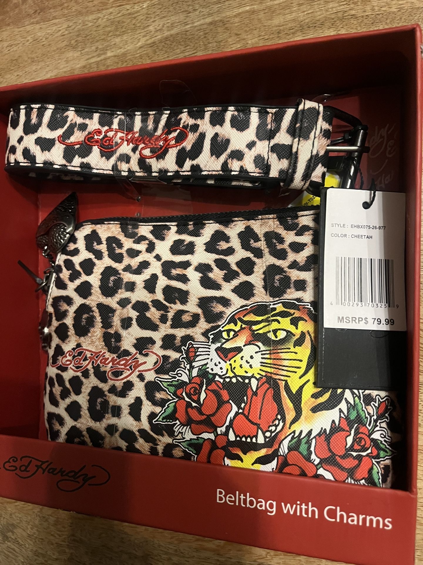 Ed Hardy Beltbag With Charms Y2K