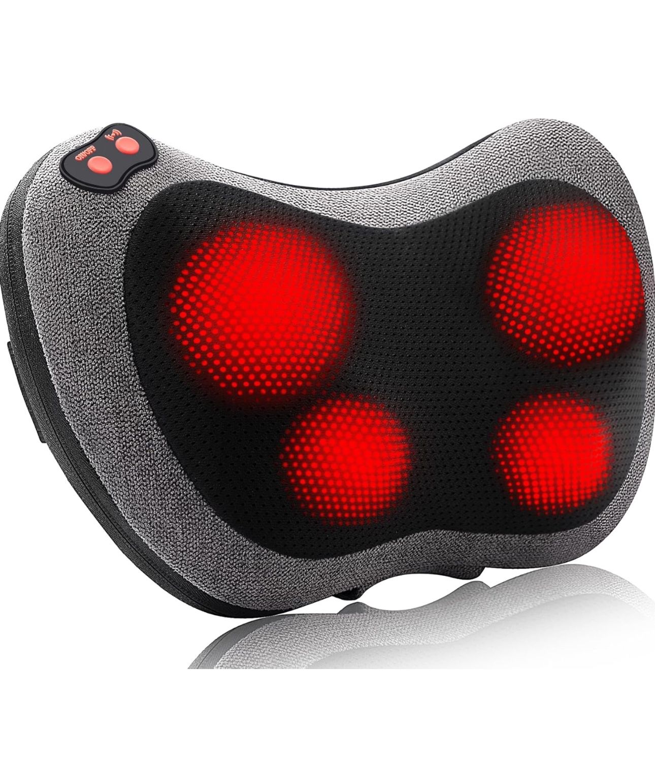 Papillon Shiatsu Back and Neck Massager with Heat, Deep Tissue Kneading