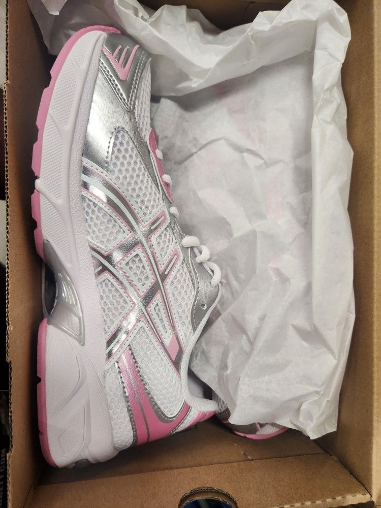 Asics White/ Pure Silver