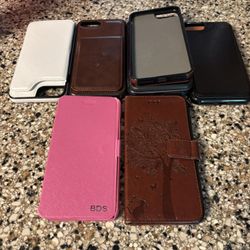 I Phone 8 plus Qty 8 New Phone Cases 