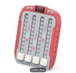 Red New Portable Rhythm Master Handheld Game With Music, Relax Toy/Game/Gifts For Youngers /adults For Christmas Birthday 