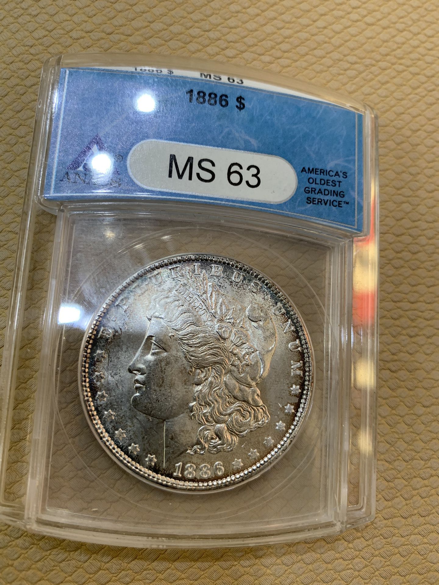 1886 P Morgan Silver  Dollar Uncirculated 