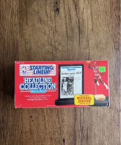 Michael Jordan figure Basketball 1991 Starting Lineup "Headline Collection" unopened