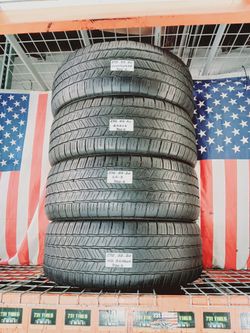 ✔️ Set of 4 Used Tires P275/55R20 GOODYEAR EAGLE LS2 ALL SEASON TRUCK SUV 275 55 20