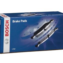 BOSCH BE2076H Blue Ceramic Disc Front Brake Pad Set with Hardware 