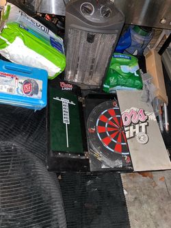 Coors Light Dartboard Cabinet Set