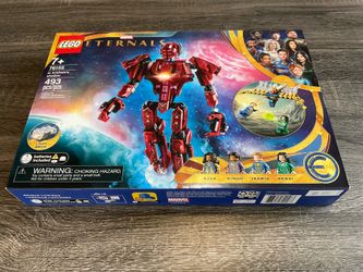 NEW & RETIRED & SEALED Lego Marvel The Eternals (76155) In Arishem’s Shadow - 493 Pieces - Includes Ajax, Kingo, Ikaris, Sersi Minifigures And A Light