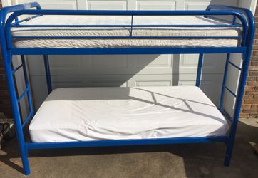 Twin Bunk Bed with Mattresses